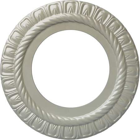 Ekena Millwork Claremont Ceiling Medallion (Fits Canopies up to 7"), 10 5/8"OD x 5 3/4"ID x 1/2"P, Flash Copper CM10CLFCS